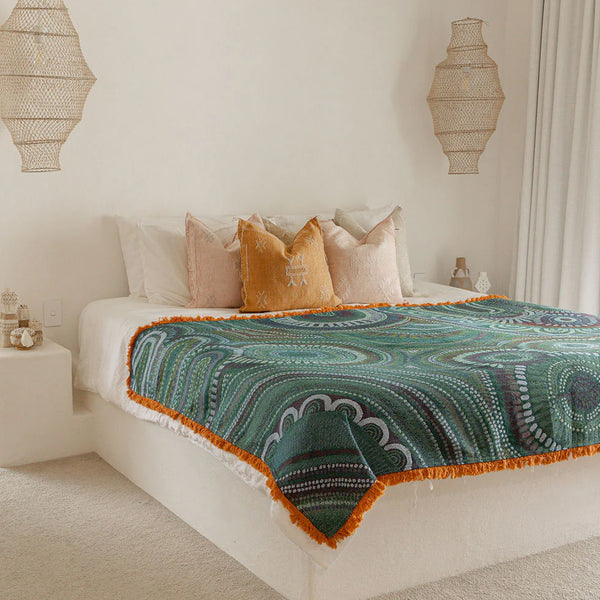 Cotton Throw | The Sun and the Seven Sisters (220cm)