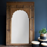 Extra Large Natural Carved Mirror