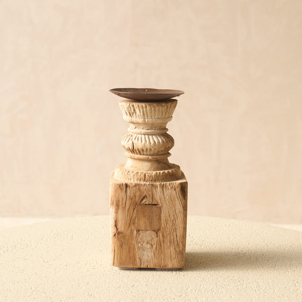 Wooden Candle Stand C