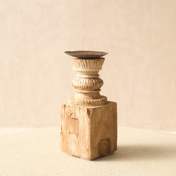 Wooden Candle Stand C