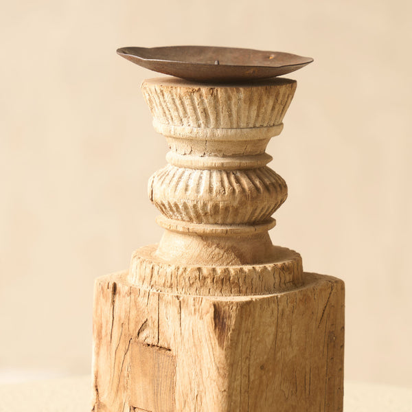 Wooden Candle Stand C
