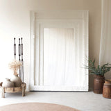 No. 5 | Vintage Carved Mirror - White