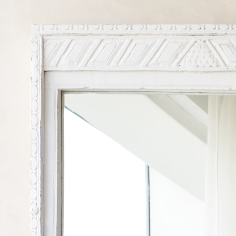 Vintage Teak Mirror | No. 2 - Chalk