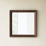 Vintage Teak Small Frame Mirror