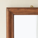 Vintage Teak Mirror | Natural