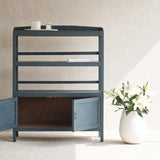 No. 1 | Original Large Cabinet with Shelves - Cobalt Grey
