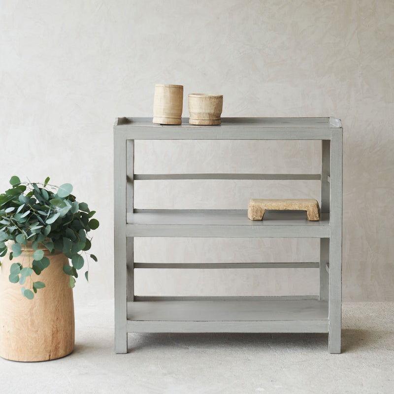 Vintage Small Shelf | Pewter