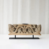 Vintage Carved Candle Stand