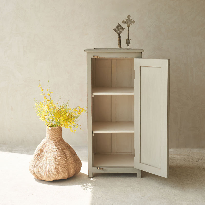Vintage Small Cabinet | Pewter
