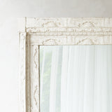 Vintage Carved Mirror | White