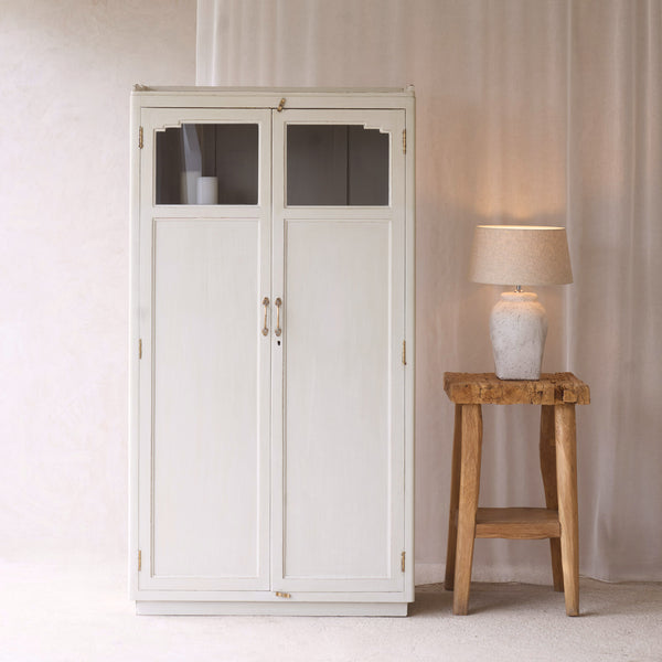 Vintage Large Cabinet | Limestone
