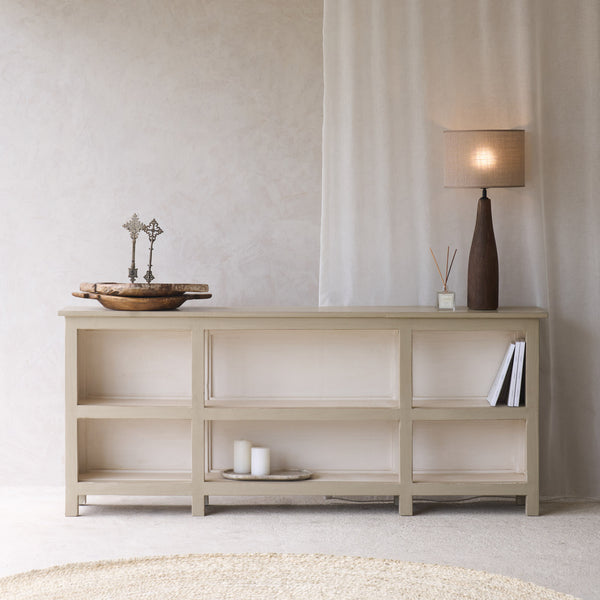 Vintage Teak Sideboard with Open Shelves | Ricotta