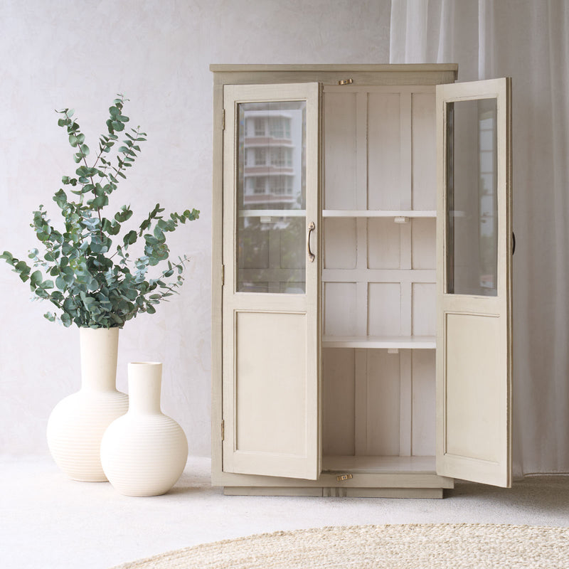 Vintage Medium Cabinet | Linen