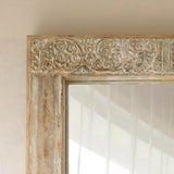 Vintage Carved Mirror | Natural