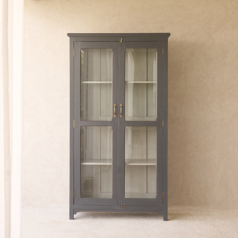 Vintage Large Cabinet | Charcoal