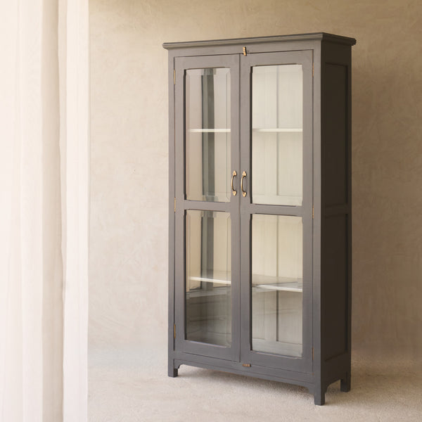 Vintage Large Cabinet | Charcoal