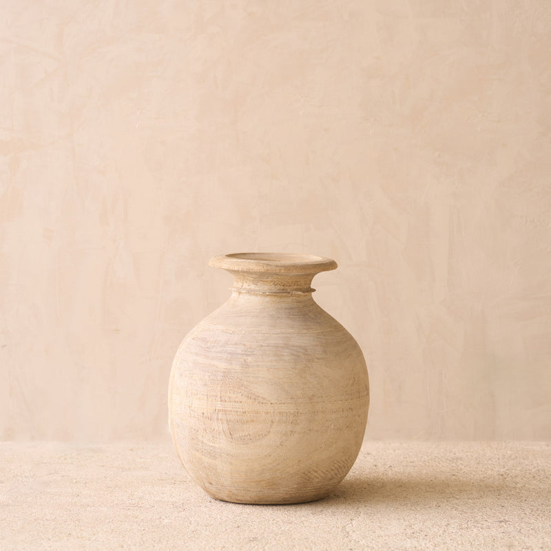 Vintage Wooden Pot