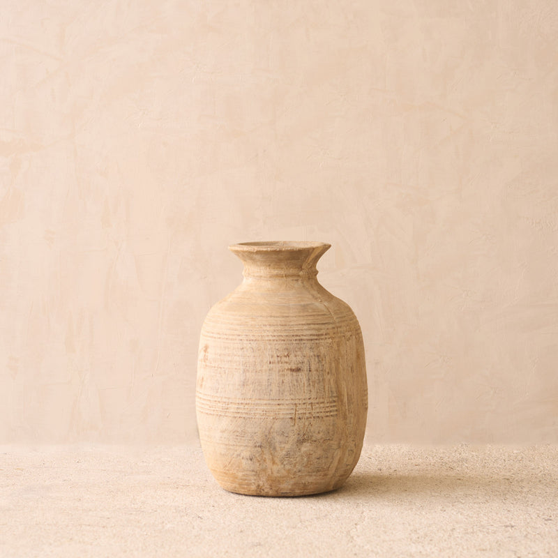 Vintage Wooden Pot