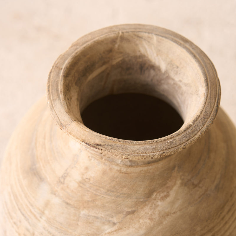 Vintage Wooden Pot