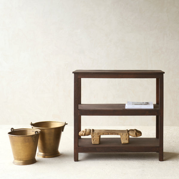 Vintage Teak Display Rack A | Dark Stained - Originals Furniture