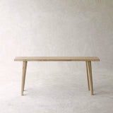 Rustic Java Teak Bench | Whitewash