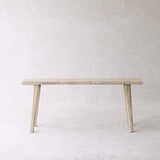 Rustic Java Teak Bench | Whitewash