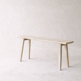 Rustic Java Teak Bench | Whitewash