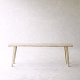 Rustic Java Teak Bench | Whitewash