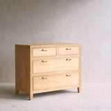 Ledge Chest of Drawers | Old Teak - Natural