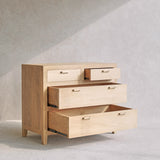 Ledge Chest of Drawers | Old Teak - Natural