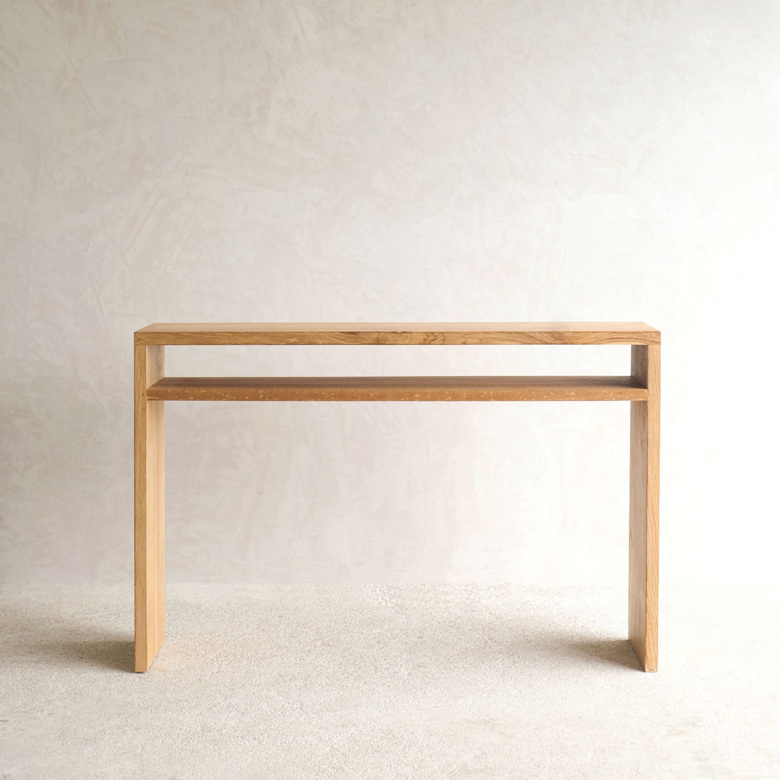 Java-console-with-shelf-teak-