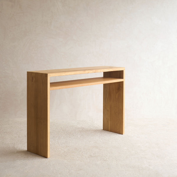 Java Console with Shelf | Teak - Natural