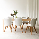 Catalina Java Dining Table | Teak - Whitewash (180 x 90cm)