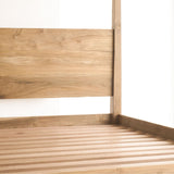 Java four poster teak bed frame in natural | Originals Furniture Singapore