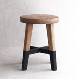 Java Stool Black Legs