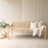 Java Carved Daybed | Teak - Whitewash A (Approx. 200cm) - Originals Furniture
