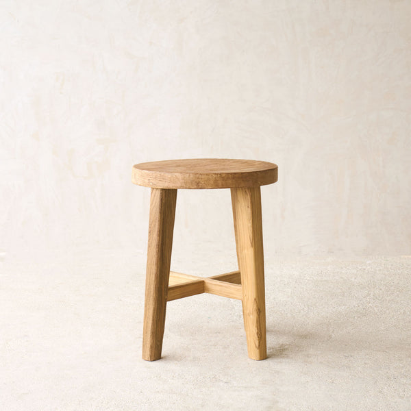 Java Round Stool | Teak - Originals Furniture