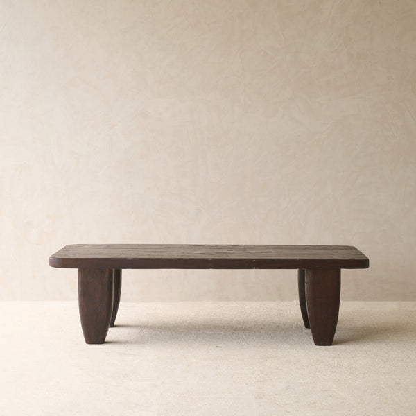 Roca Rustic Coffee Table | Old Teak - Dark Stain (136cm)