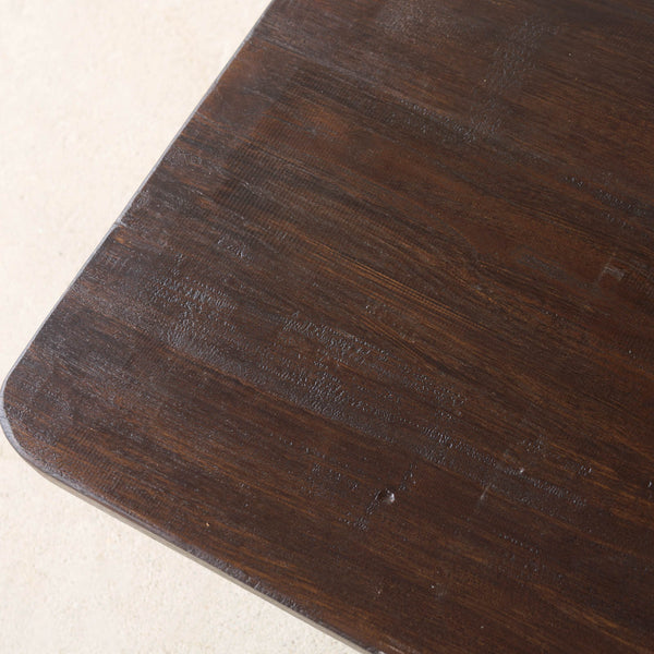 Roca Rustic Coffee Table | Old Teak - Dark Stain (136cm)
