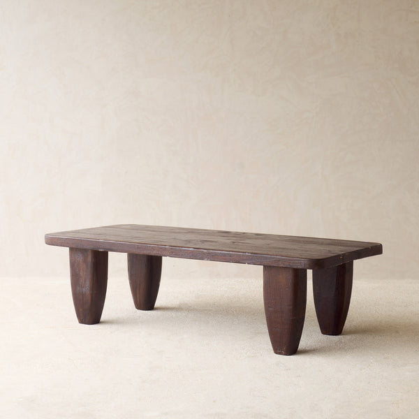 Roca Rustic Coffee Table | Old Teak - Dark Stain (136cm)