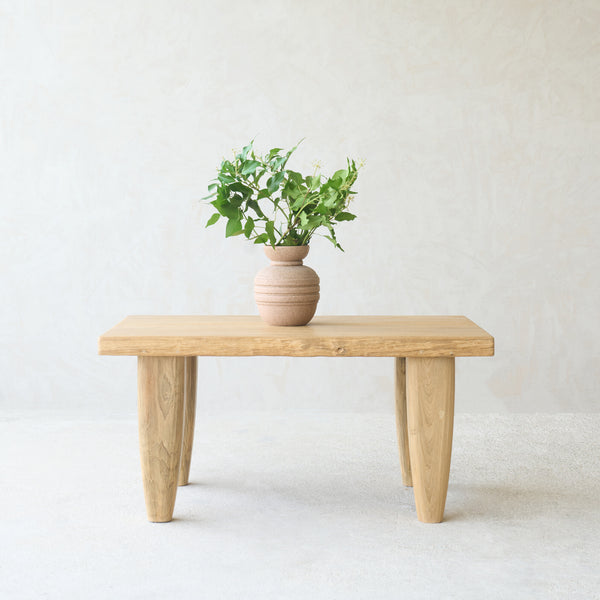 Roca Rustic Coffee Table | Old Teak - Natural (91cm) - Originals Furniture