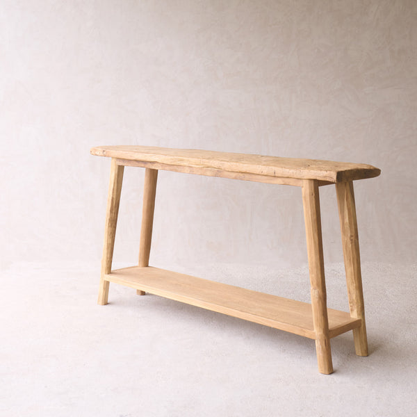 Roca Rustic Console | Old Teak - Natural (150cm)