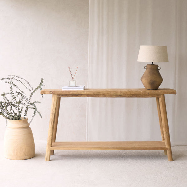 Roca Rustic Console | Old Teak - Natural (150cm)