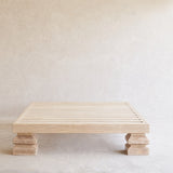 Umpak Bed Frame | Teak - Whitewash