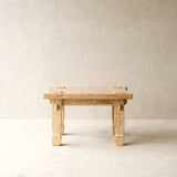 Weaving Coffee Table | Square - Whitewash (75cm)