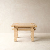Weaving Coffee Table | Square - Whitewash (75cm)