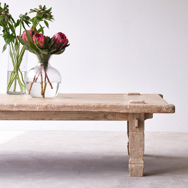 Weaving Coffee Table | Original - Whitewash (Approx. 186cm)