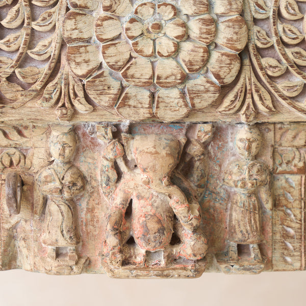 Reclaimed Carved Teak Console | No. 1