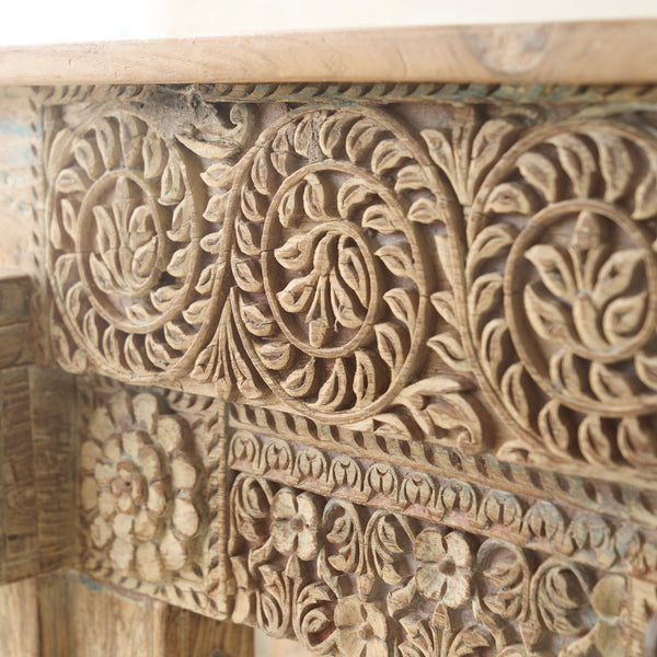 Reclaimed Carved Teak Console | No. 1