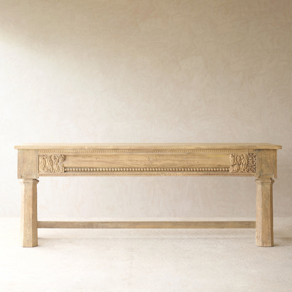 Reclaimed Carved Teak Console | No. 2